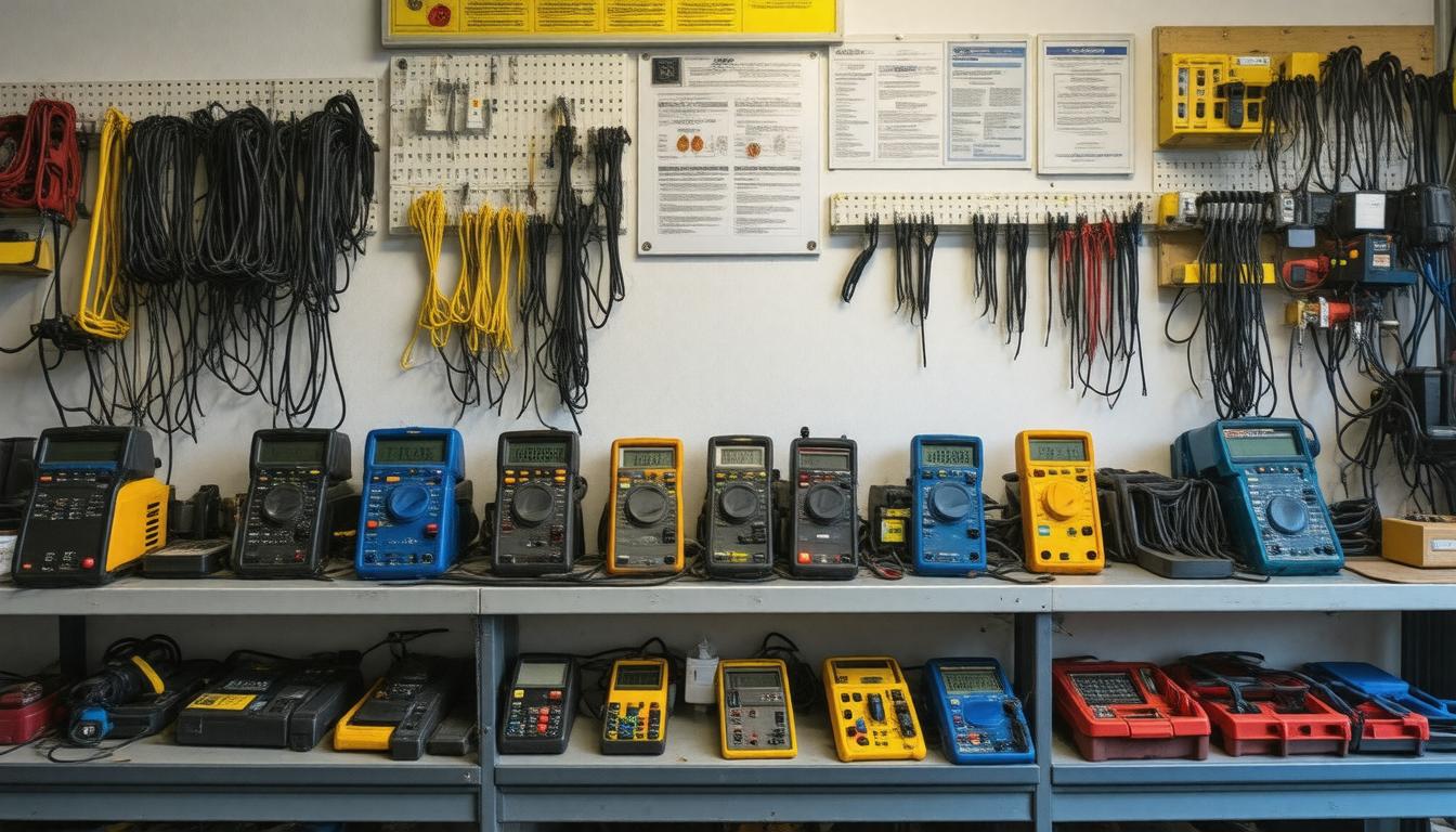 professional electrical workspace professional electrical workspace