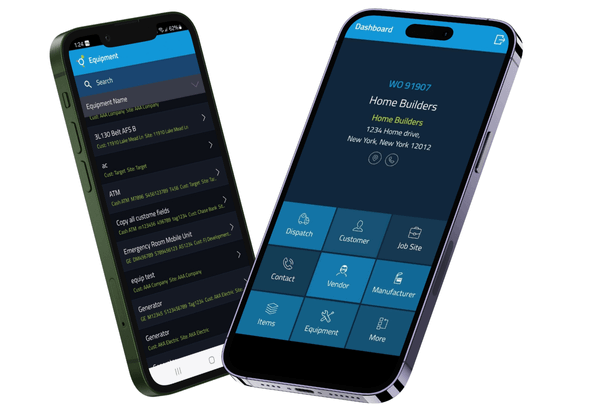 Mobile App with template features for easy job progress