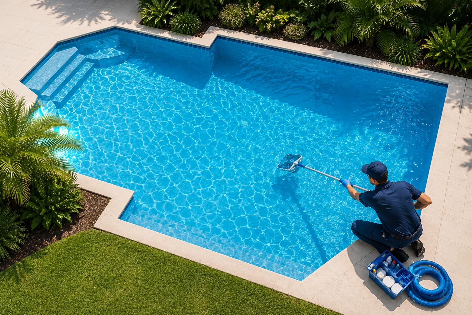Pool service tech